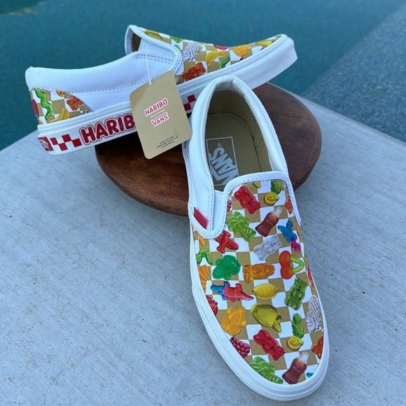 Vans & Haribo Goldbears 100th Anniversary Celebration Sneakers Size 9 - Picture 4 of 16